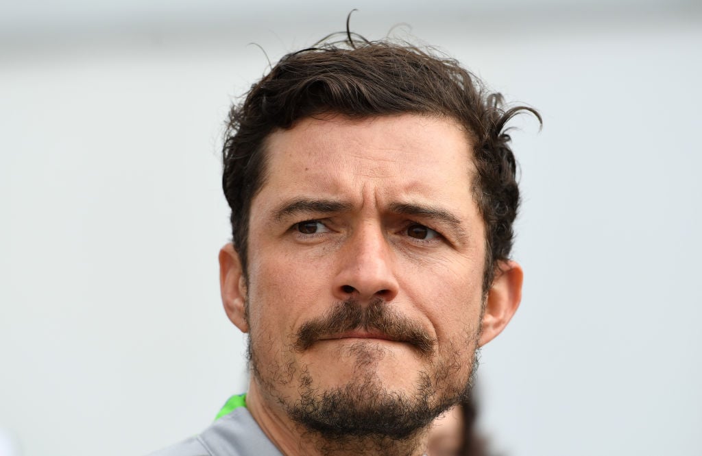 Orlando Bloom |  Sam Bagnall/LAT Images/FIA Formula E via Getty Images