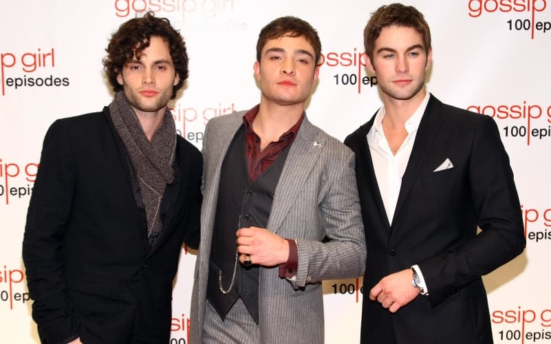 Penn Badgley, Ed Westwick, Chace Crawford