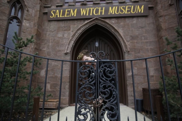 An exterior view of the Salem Witch Museum