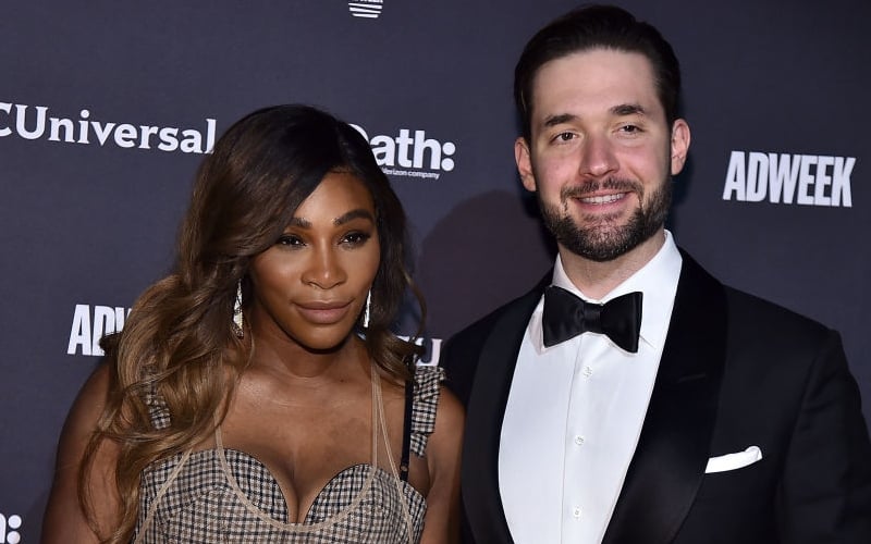 Serena Williams and Alexis Ohanian