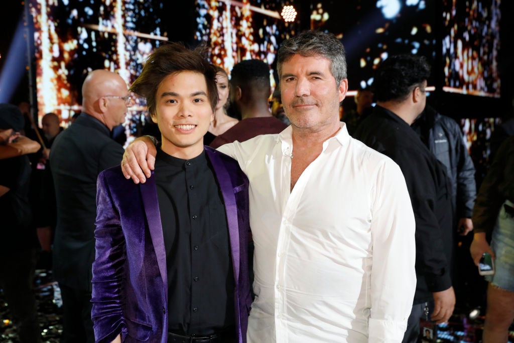 Shin Lim and Simon Cowell