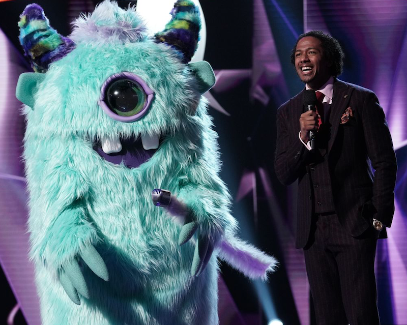 The Monster on stage with Nick Cannon