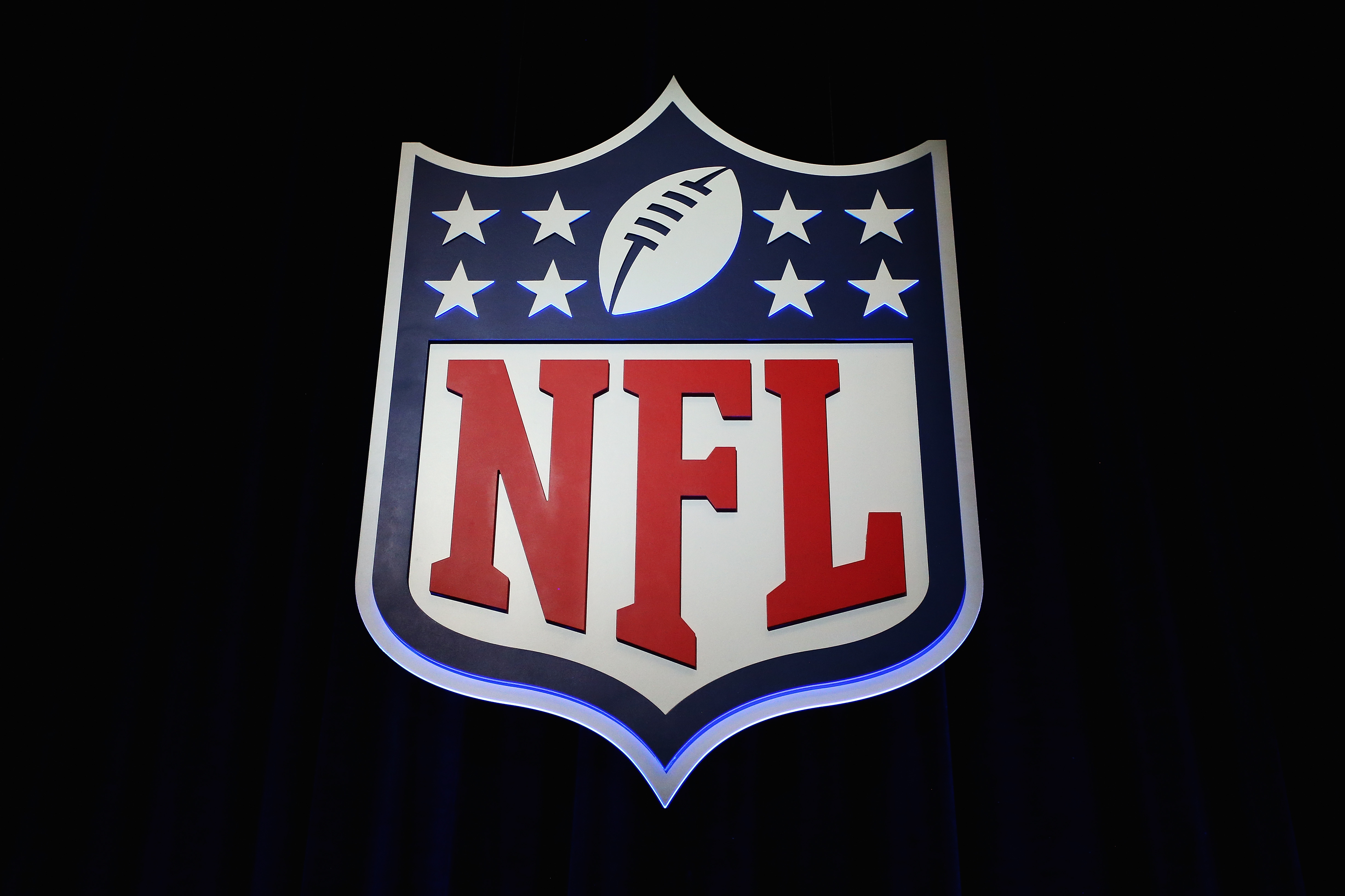 The NFL shield logo