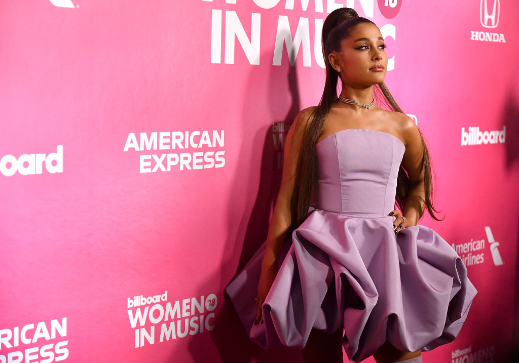 Ariana Grande at Billboard Women in Music event.