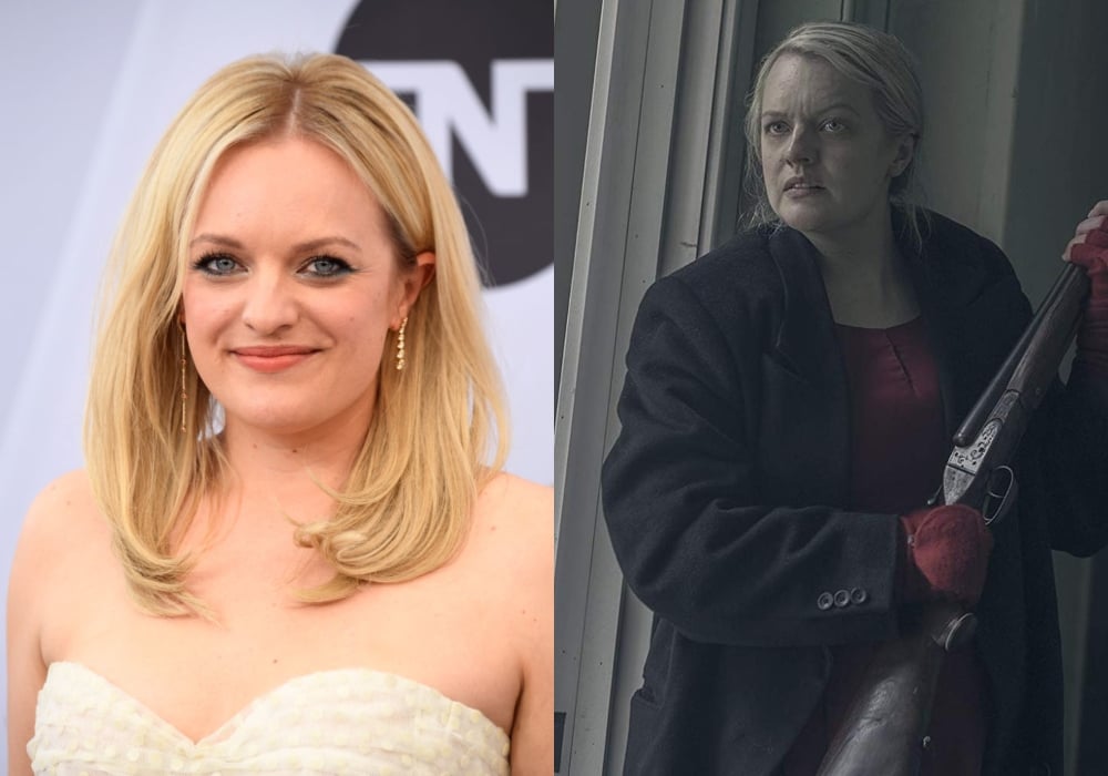 Elisabeth Moss as June in The Handmaid's Tale