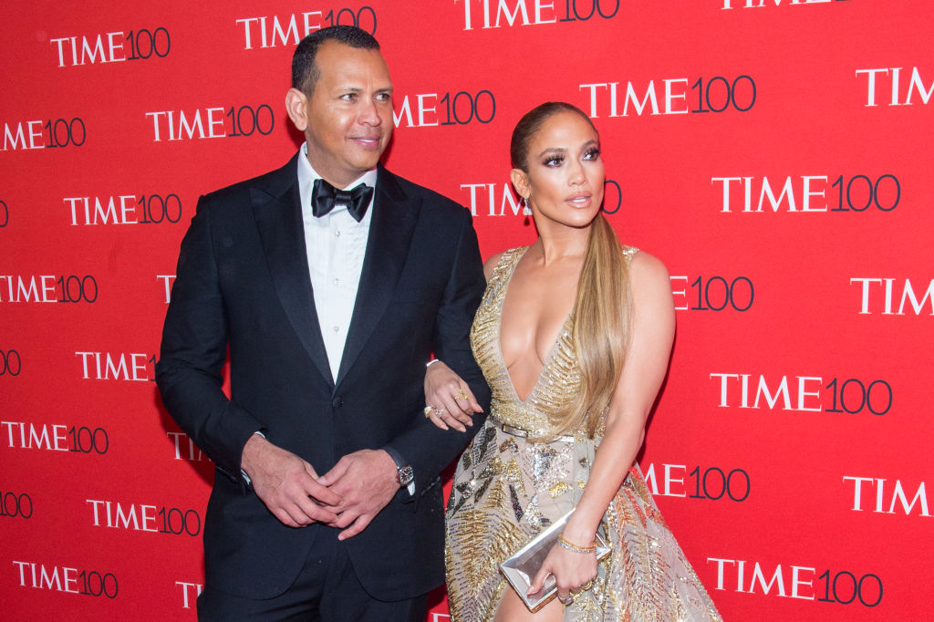 Alex Rodriguez and Jennifer Lopez attend the 2018 Time 100 Gala | Mark Sagliocco/WireImage
