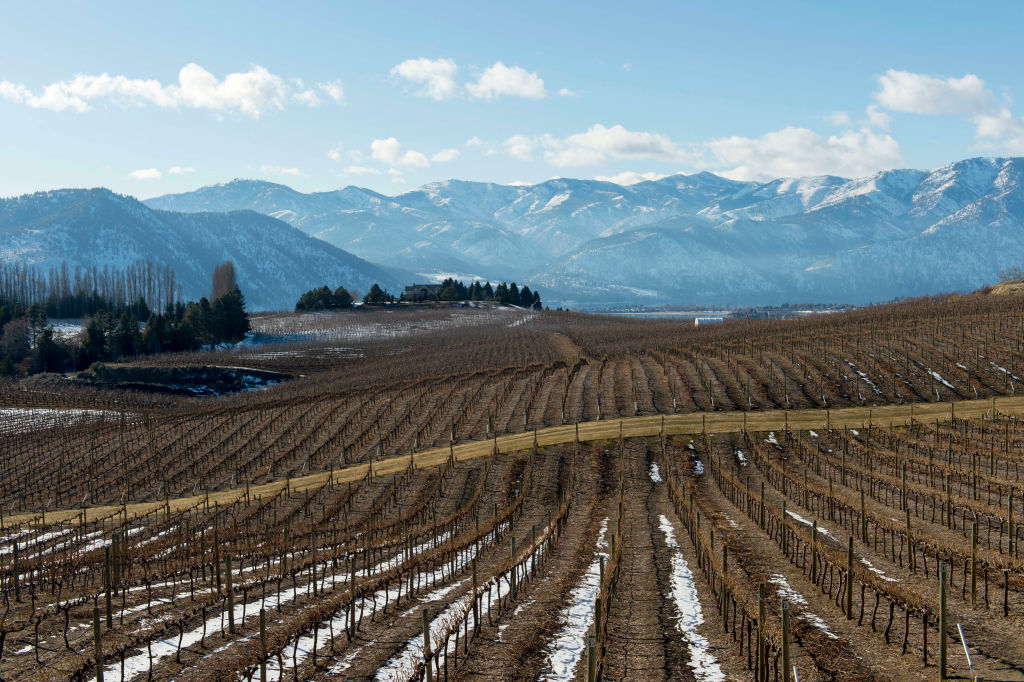 Benson winery, a Mediterranean-inspired winery overlooking Lake Chelan in Eastern Washington.