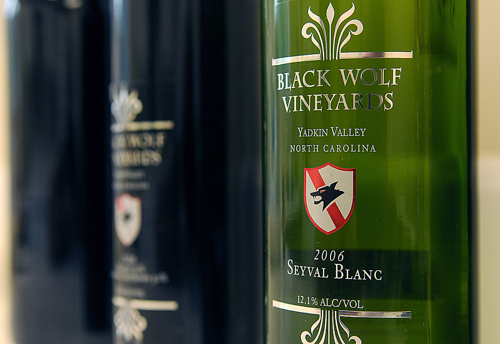 North Carolina's Black Wolf Vineyards wine