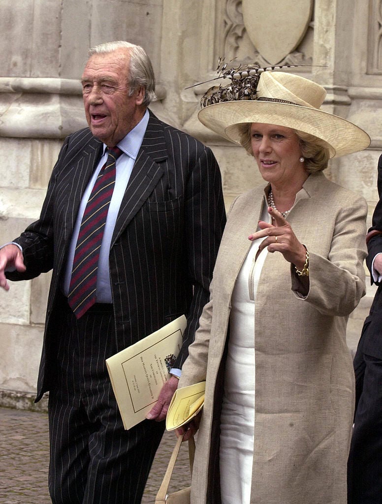 Camilla Parker Bowles and her father Bruce Shand