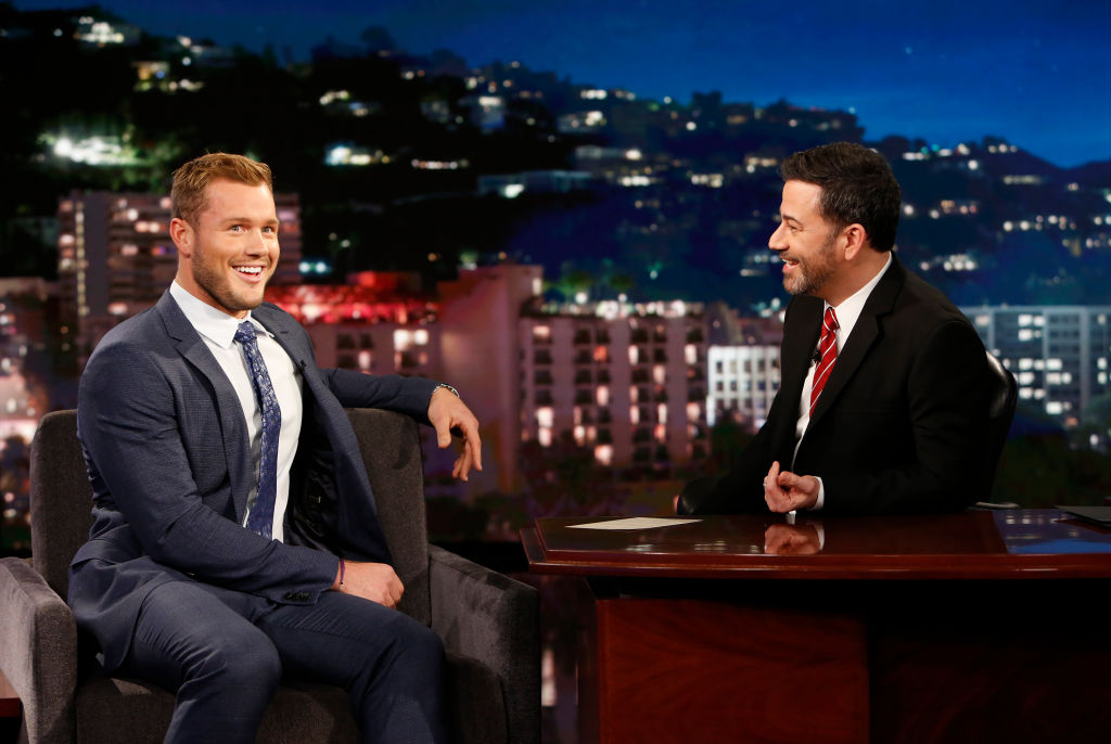 Colton Underwood and Jimmy Kimmel
