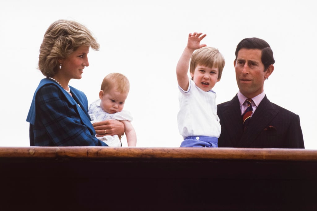 Princess Diana and family 
