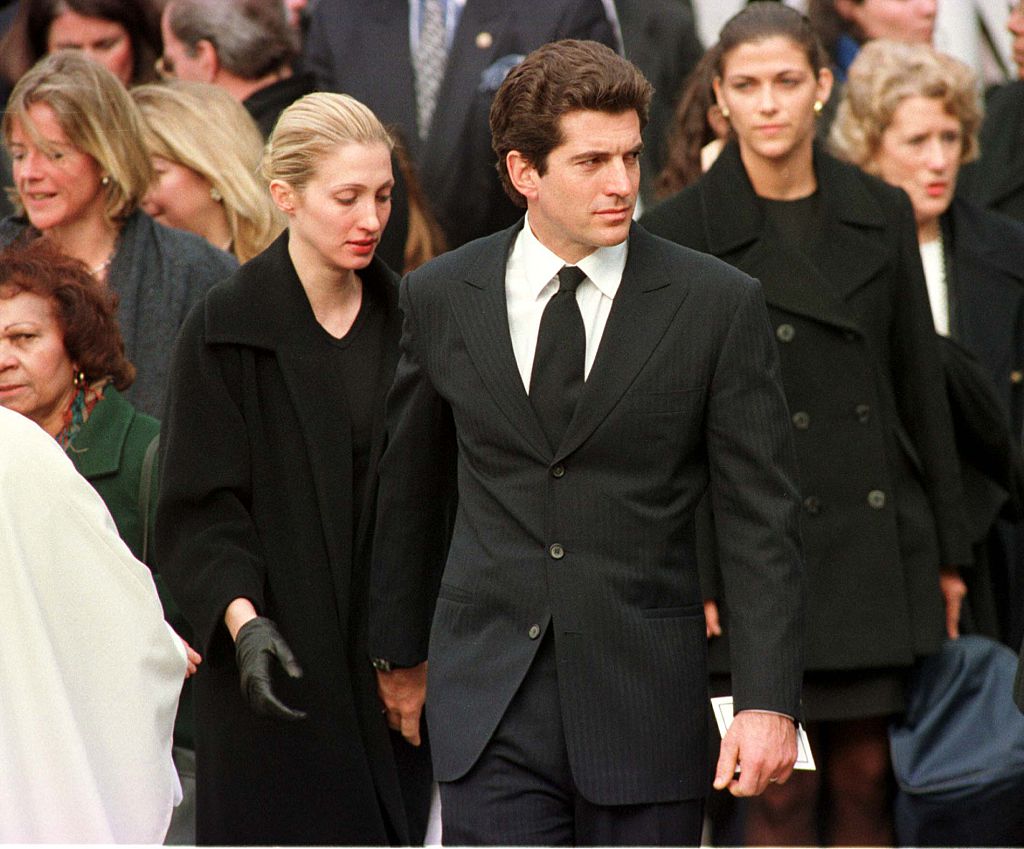 JFK Jr. and Carolyn Bessette