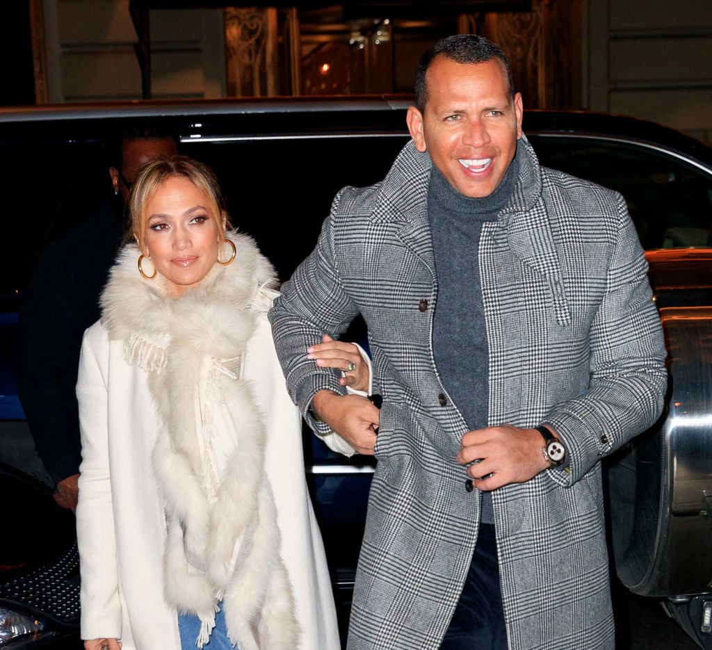 Jennifer Lopez and Alex Rodriguez.