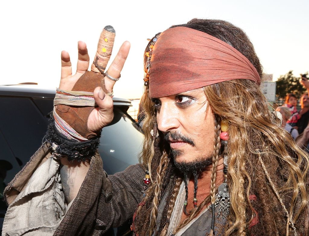 Johnny Depp as Jack Sparrow | Peter Wallis/Newspix/Getty Images