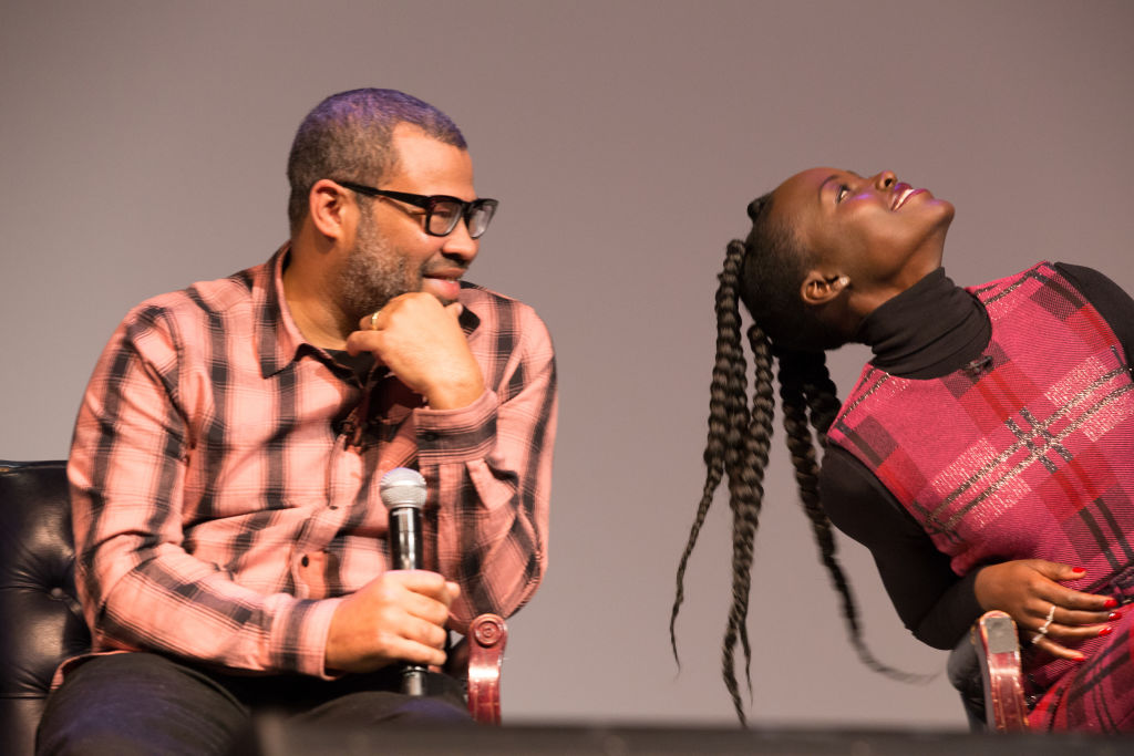 Jordan Peele and Lupita Nyong'o