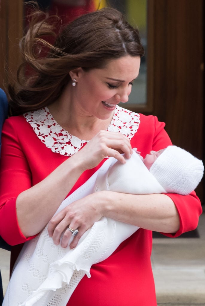 Kate Middleton and Prince Louis
