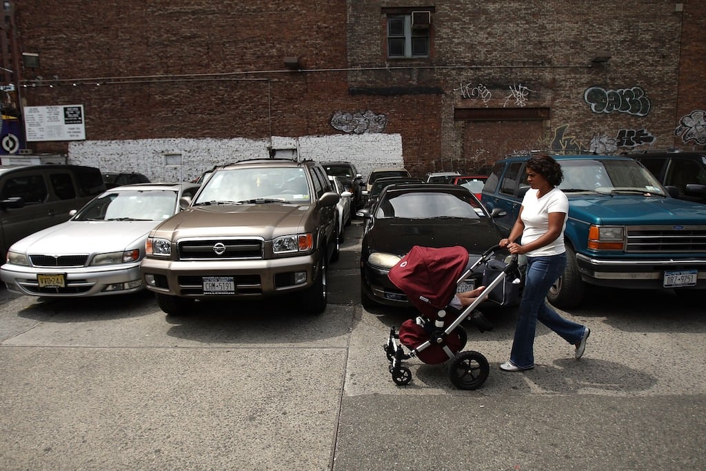 Manhattan parking spots