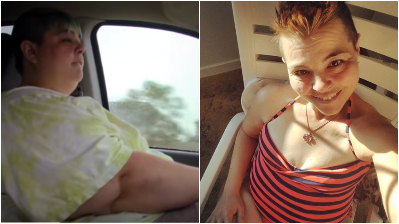 Paula Jones before and after | via YouTube and Instagram (@paulaspurpose)