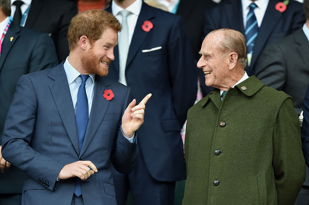 Prince Philip and Prince Harry