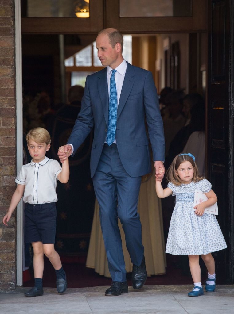 Prince William, Prince George, and Princess Charlotte
