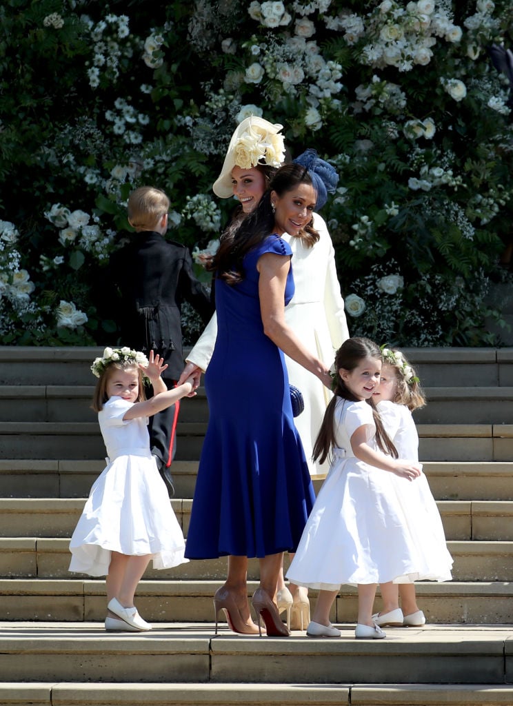 Kate Middleton, Princess Charlotte, and other bridesmaids