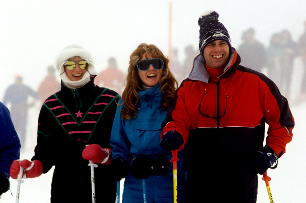 Princess Diana, Sarah Ferguson, and Prince Andrew 