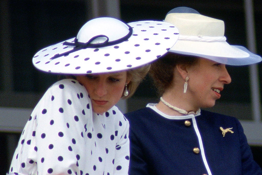 Princess Diana and Princess Anne