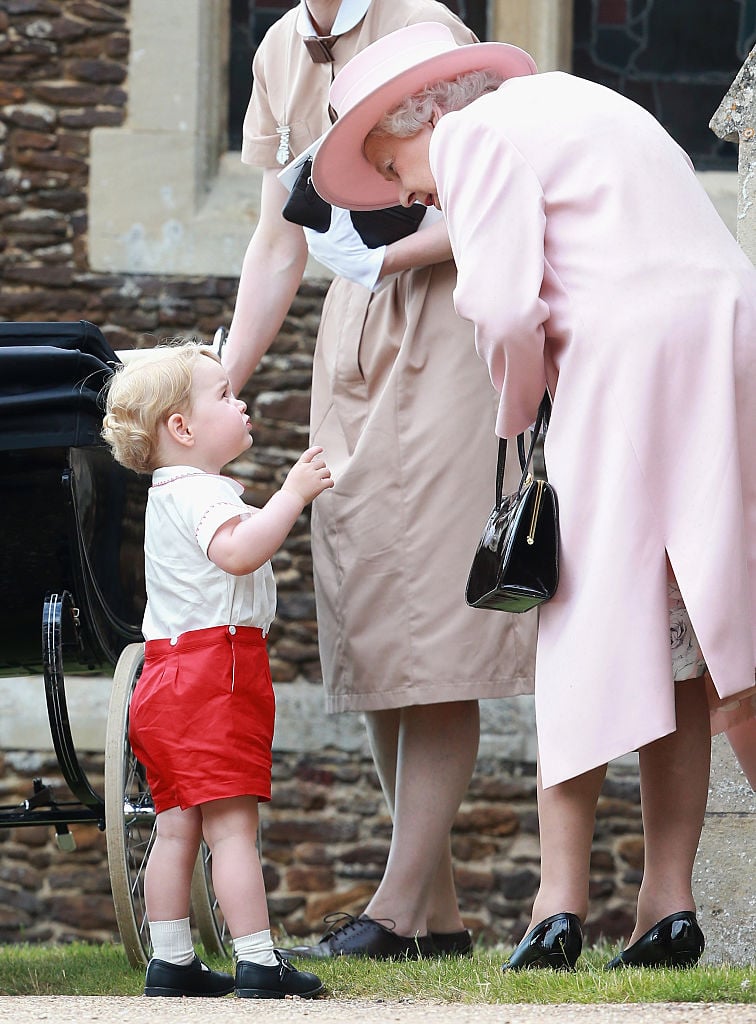 Queen Elizabeth and Prince George