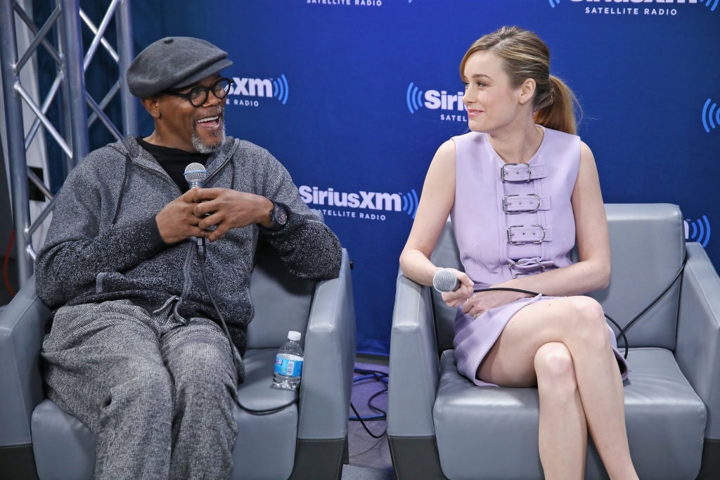 Samuel L. Jackson and Brie Larson