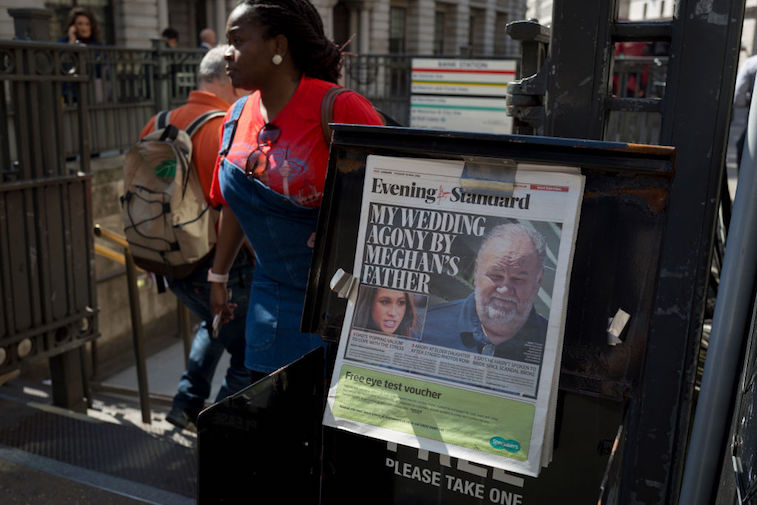 Thomas Markle newspaper
