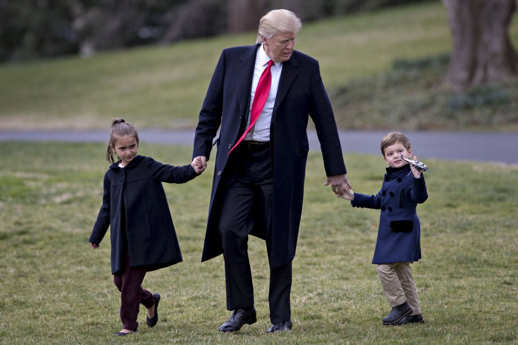 Trump and his grandchildren