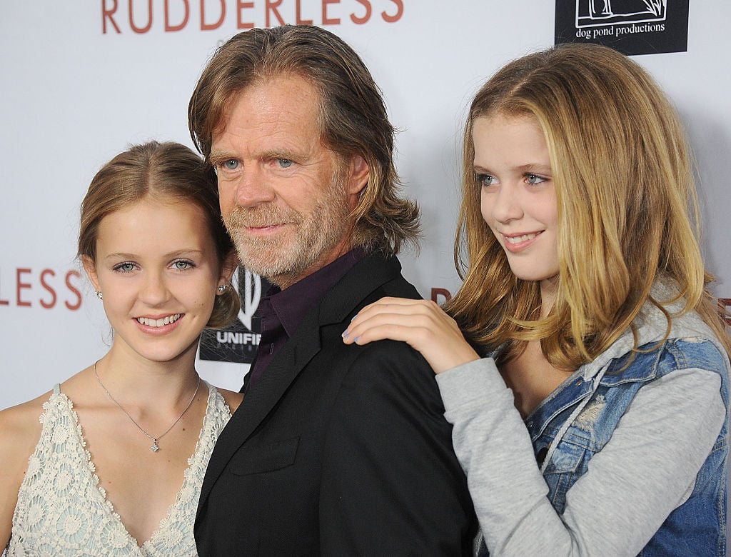 Actor William H. Macy and daughter's Georgia Grace Macy and Sophia Grace Macy