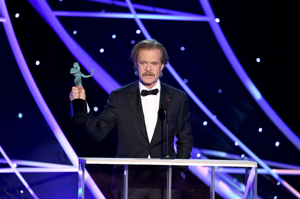 illiam H. Macy accepts the Outstanding Performance by a Male Actor in a Comedy Series award for 'Shameless' |Kevin Winter/Getty Images