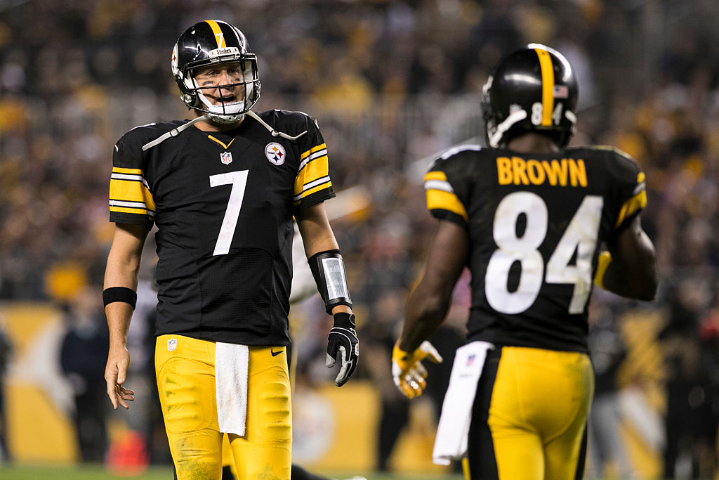 Antonio brown and Ben Roethlisberger