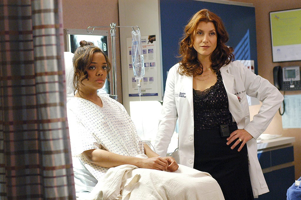 Camille (Tessa Thompson) and Addison (Kate Walsh) on Grey's Anatomy