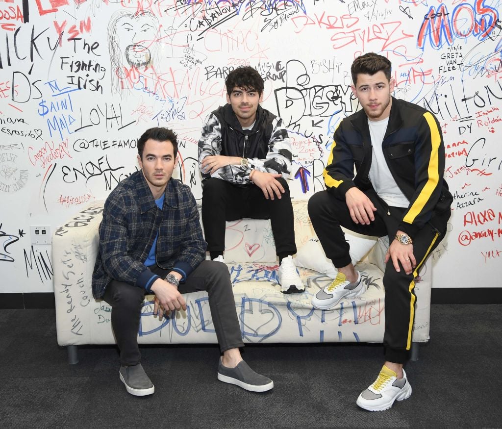 The Jonas Brothers reunite.