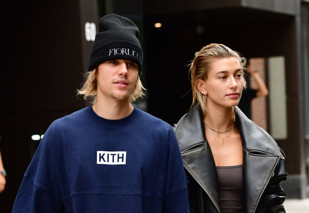 Justin Bieber and Hailey Baldwin in New York City September 14, 2018