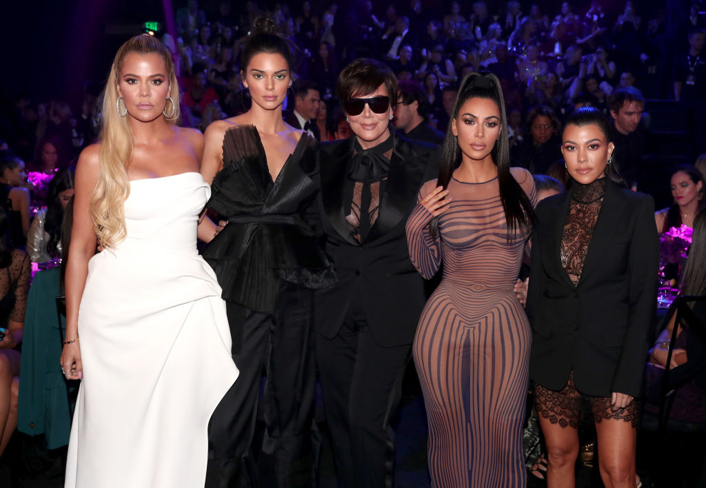 Kardashian during the 2018 E! People's Choice Awards
