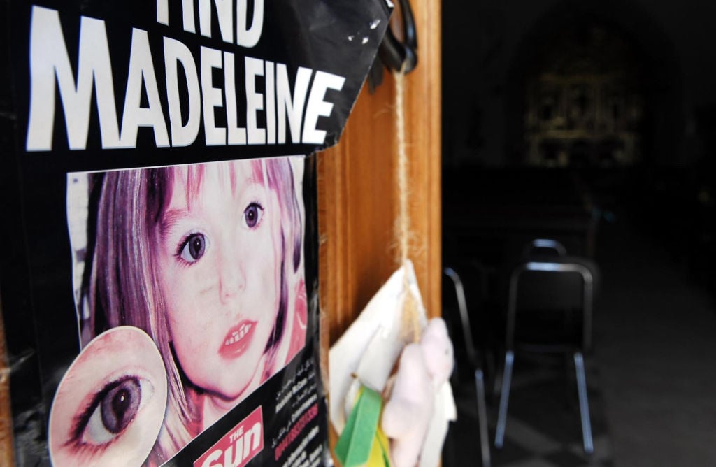 Madeleine McCann missing poster