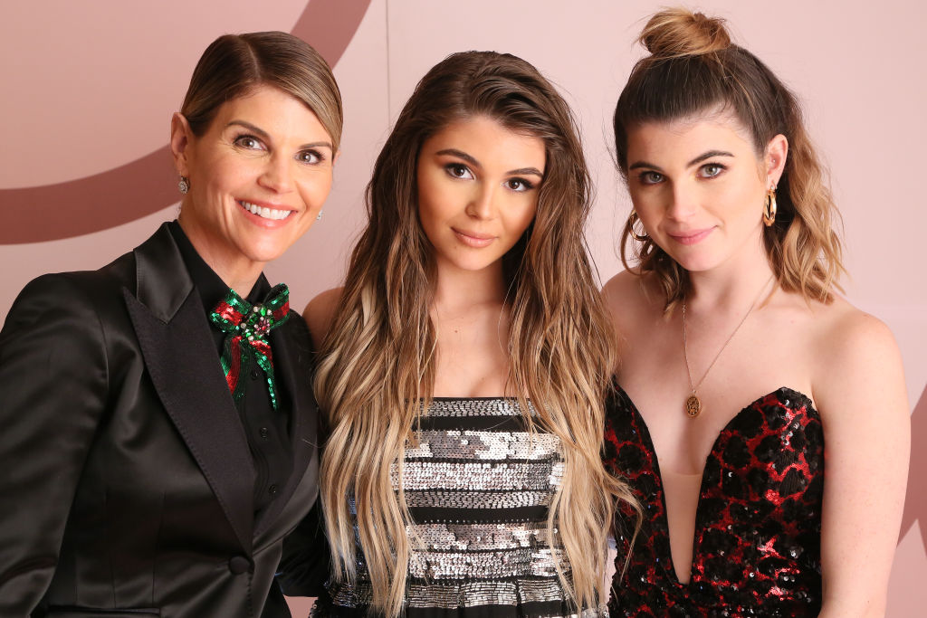 Olivia Jade with sister Isabella Rose Giannuli at Sephora Collection event.