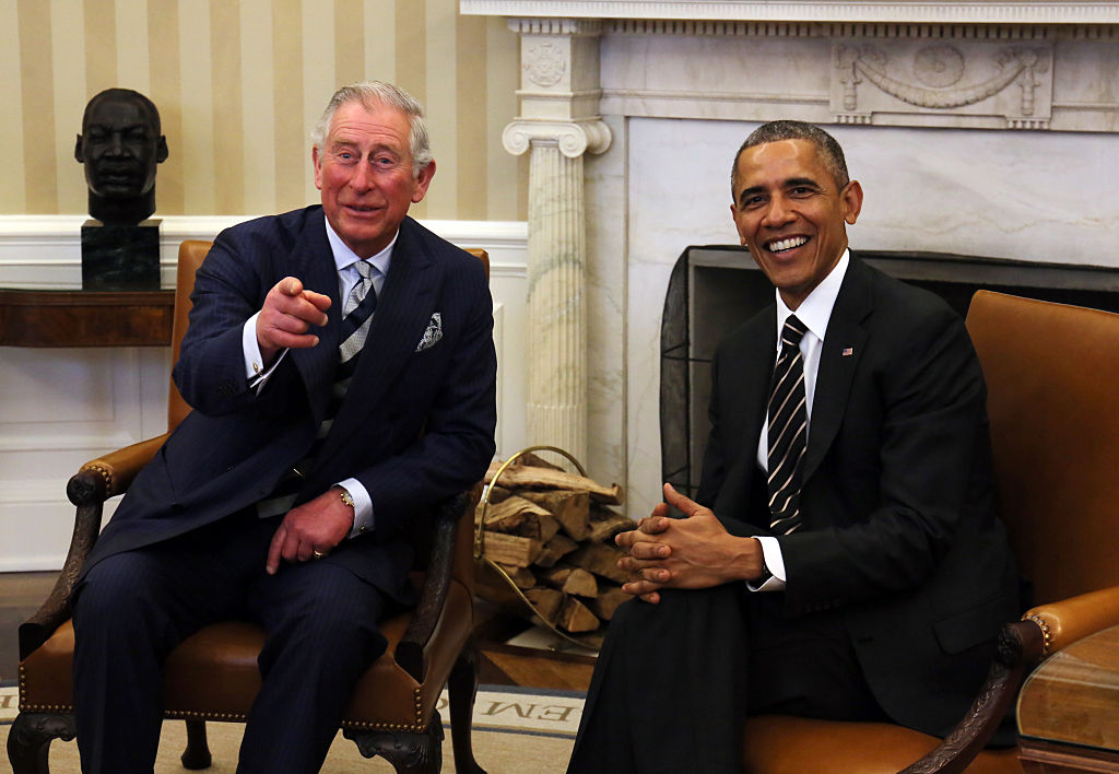 Prince Charles and Barack Obama at the White House