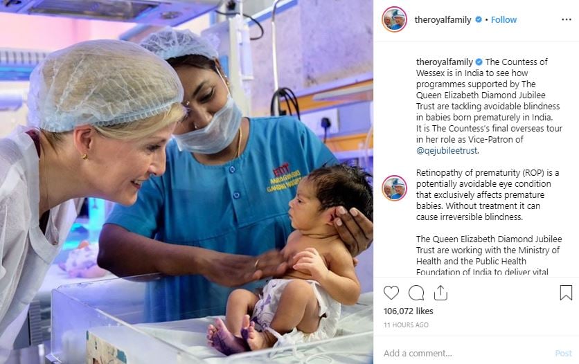 The royal family instagram