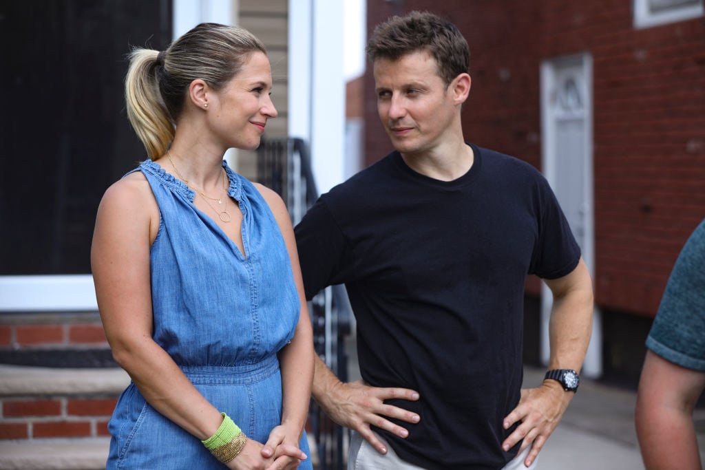 Vanessa Ra as Eddie Janko and Will Estes as Jamie Reagan