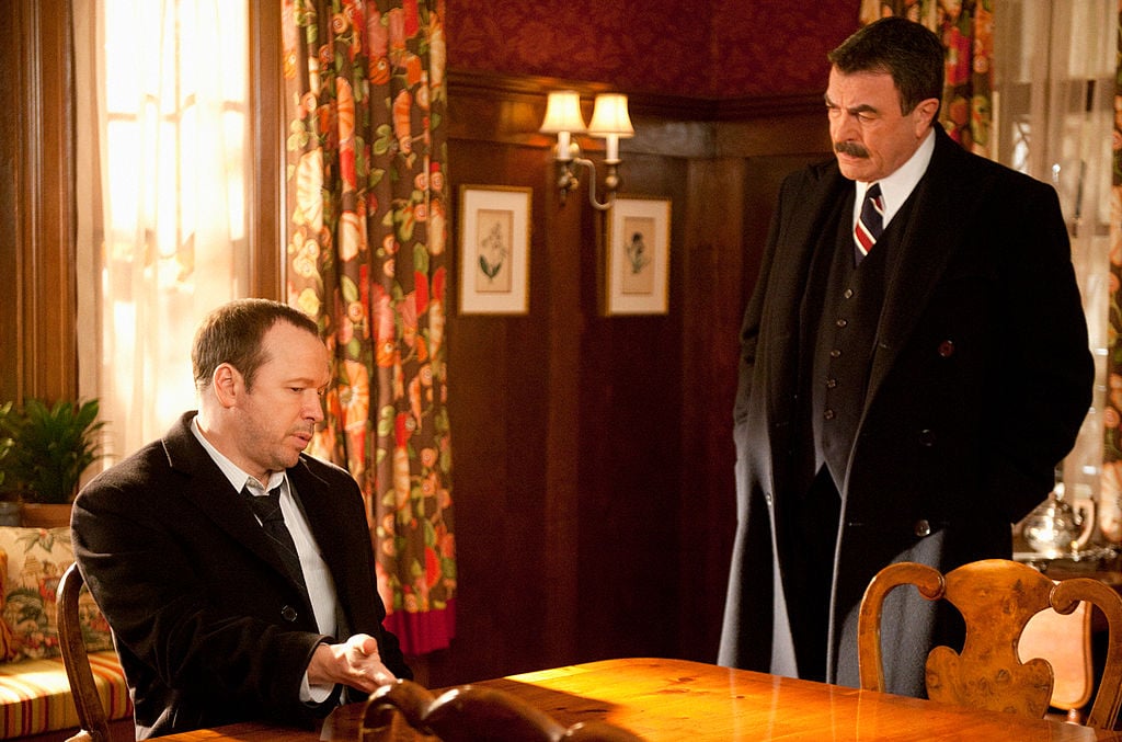 Blue Bloods Tom Selleck Donnie Wahlberg|Barbara Nikke/CBS via Getty Images