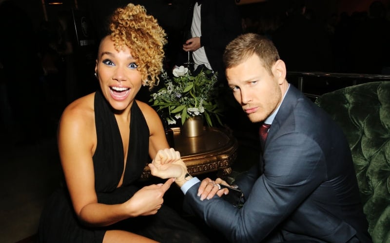 Emmy Raver-Lampman and Tom Hopper