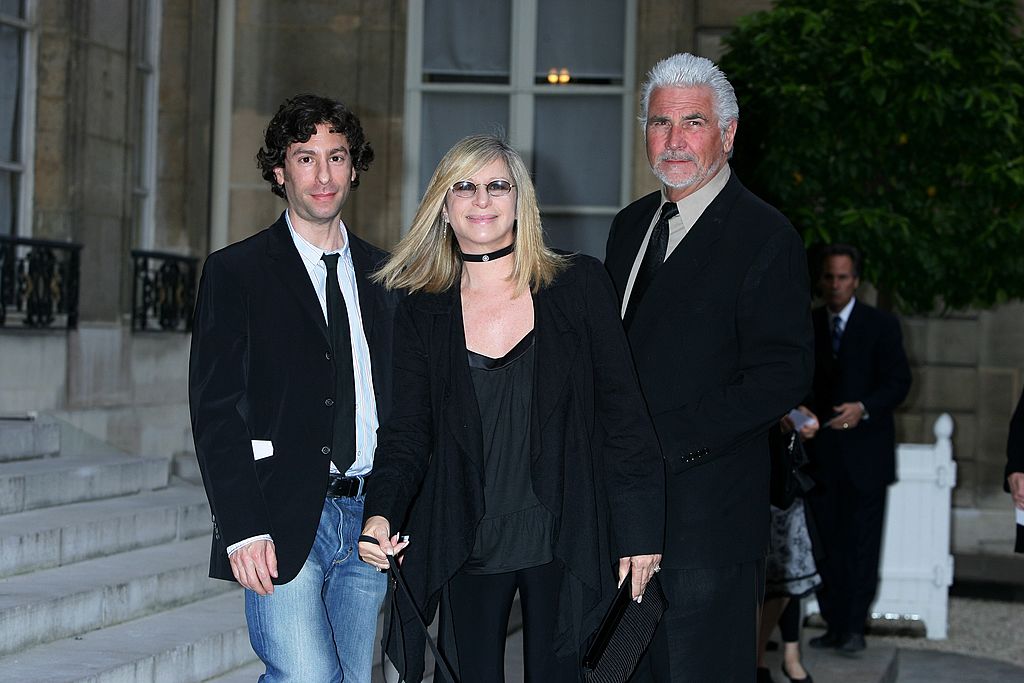 Jason Gould, Barbra Streisand, and James Brolin.