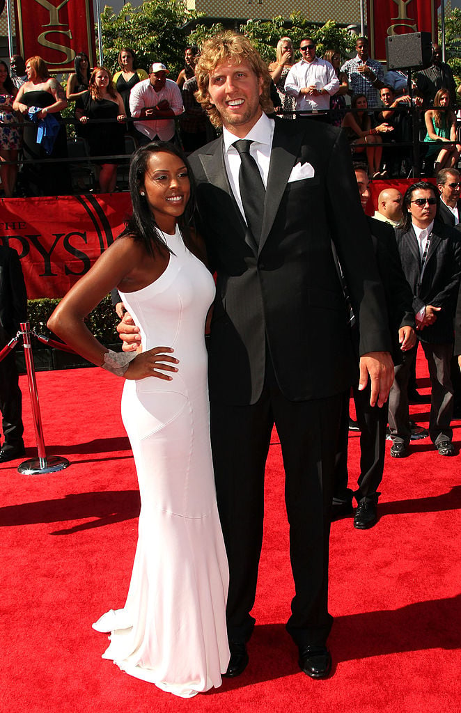 Jessica Olsson and Dirk Nowitzki