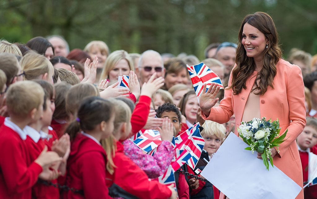 Kate Middleton at Naomi House on April 29, 2013. 