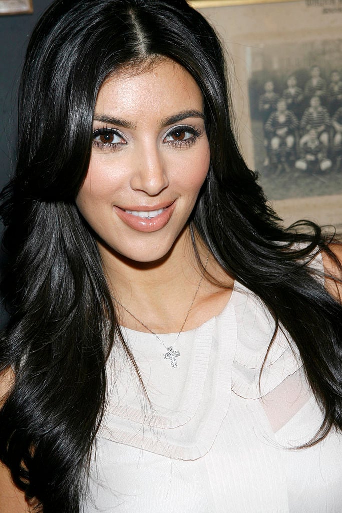 Kim Kardashian diamond cross necklace