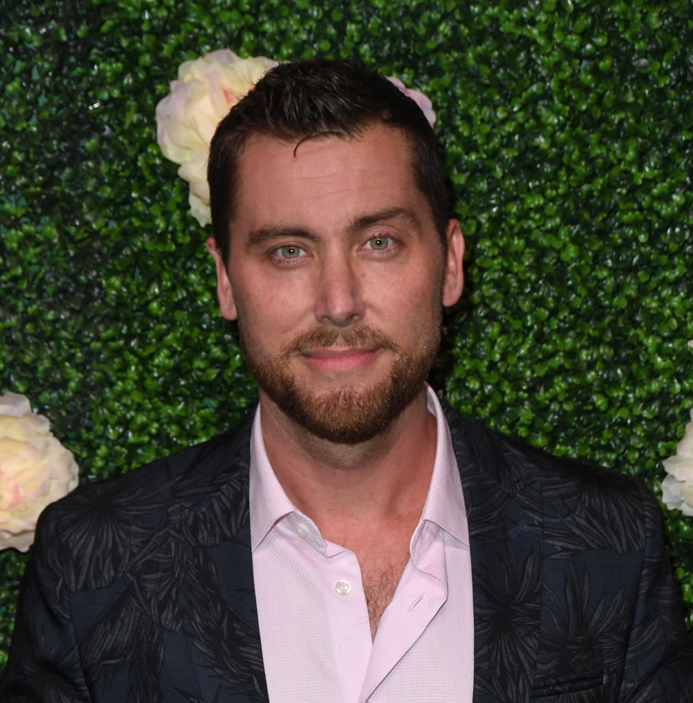 Lance Bass attends the grand opening of Vanderpump Cocktail Garden at Caesars Palace 